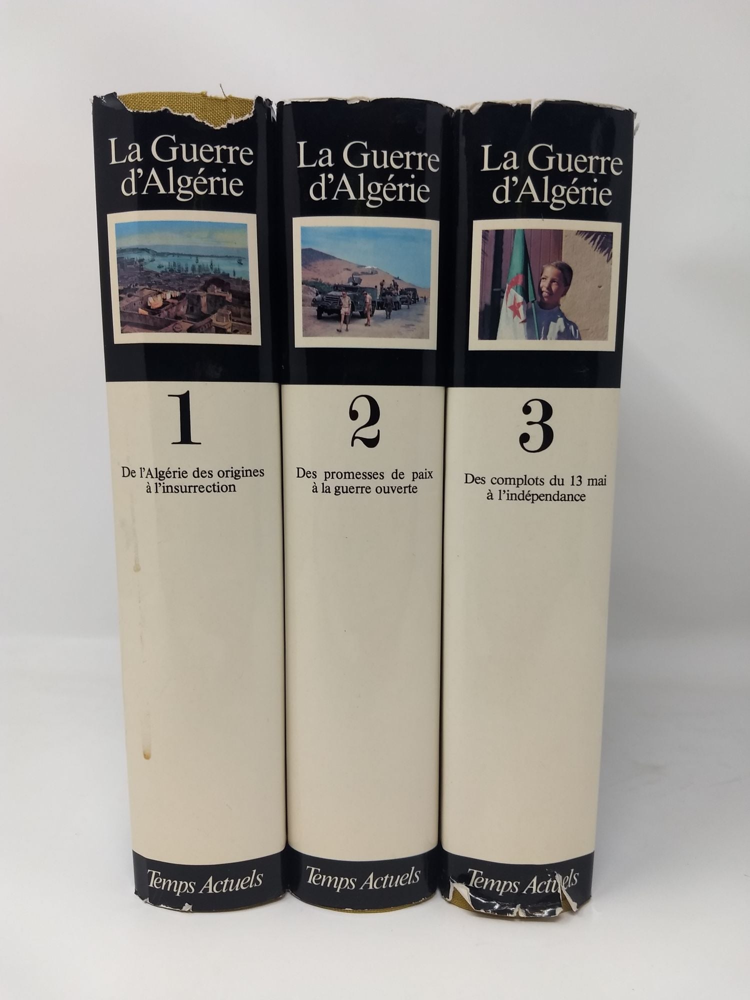 Alleg, Henri, Jacques de Bonis, Henri J. Douzon, Jean Freire, Pierre Haudiquet (Editors) - La Guerre D' Algerie : Trois Volumes (Sign)