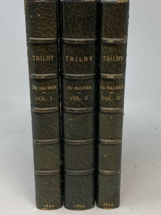 Item #75702 TRILBY (3 VOLUMES, COMPLETE). George Du Maurier