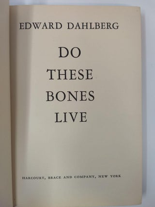 DO THESE BONES LIVE (SIGNED)