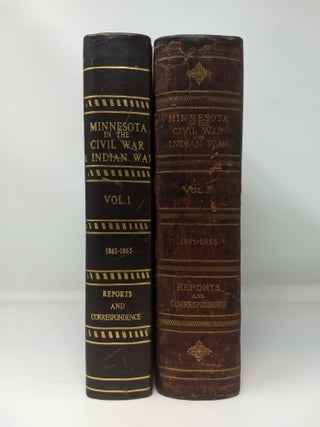 Item #75910 MINNESOTA IN THE CIVIL AND INDIAN WARS 1861-1865 : TWO VOLUMES, COMPLETE. Board of...