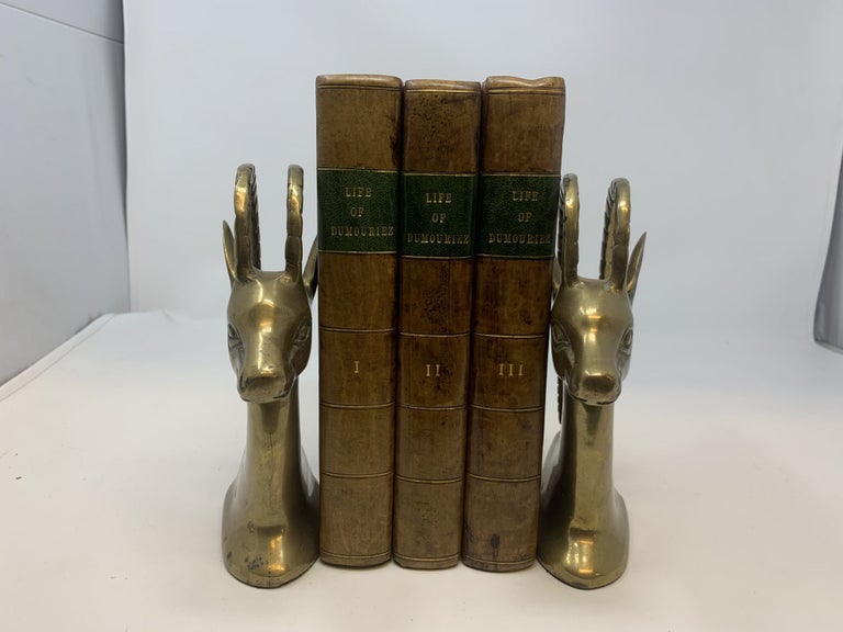 Item #81189 THE LIFE OF GENERAL DUMOURIEZ [THREE VOLUMES, COMPLETE]. Charles Francois Dumouriez, General.