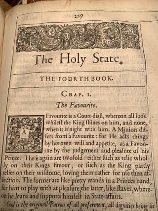 THE HOLY STATE (together with) THE PROFANE STATE; The Holy State. (and The Profane State). The second edition enlarged