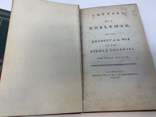 LETTERS TO A NOBLEMAN, ON THE CONDUCT OF THE WAR IN THE MIDDLE COLONIES