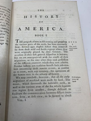 THE HISTORY OF AMERICA [THREE VOLUMES]