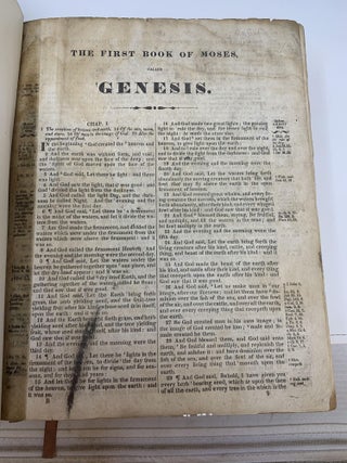 THE HOLY BIBLE, CONTAINING THE OLD AND NEW TESTAMENTS, TRANSLATED FROM THE ORIGINAL TONGUES, AND WITH THE FORMER TRANSLATIONS DILIGENTLY COMPARED AND REVISED; WITH CANNE'S MARGINAL NOTES AND REFERENCES. TO WHICH ARE ADDED AN INDEX: AN ALPHABETICAL TABLE OF ALL THE NAMES IN THE OLD AND NEW TESTAMENTS WITH THEIR SIGNIFICATIONS, TABLE OF SCRIPTURE WEIGHTS, MEASURES, AND COINS, &c.
