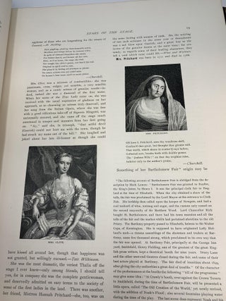 THE STAGE AND ITS STARS PAST A PRESENT: A GALLERY OF DRAMATIC ILLUSTRATION AND CRITICAL BIOGRAPHIES OF DISTINGUISHED ENGLISH AND AMERICAN ACTORS FROM THE TIME OF SHAKESPEARE TILL TO-DAY (TWO VOLUMES, COMPLETE)