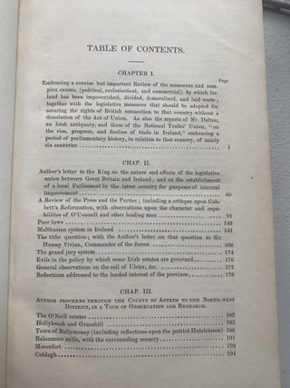IRELAND IN THE NINETEENTH CENTURY, AND SEVENTH OF ENGLAND'S DOMINION; ENRICHED WITH COPIOUS DESCRIPTIONS OF THE RESOURCES OF THE SOIL, AND SEATS AND SCENERY OF THE NORTH WEST DISTRICT