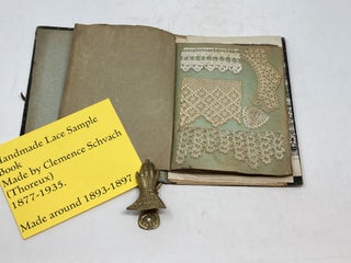 HANDMADE LACE SAMPLE BOOK MADE BY CLEMENCE SCHVACH (THOREAUX), 1877-1935