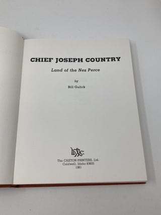 CHIEF JOSEPH COUNTRY, LAND OF THE NEZ PERCE