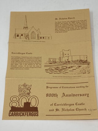 THE HISTORY AND ANTIQUITIES OF THE COUNTY OF THE TOWN OF CARRICKFERGUS FROM THE EARLIEST RECORDS TILL 1839. ALSO, A STATISTICAL SURVEY OF SAID COUNTY; New Edition, with Notes and Appendix by E.J. McCrum