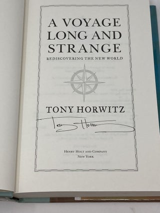 A VOYAGE LONG AND STRANGE, REDISCOVERING THE NEW WORLD (SIGNED)