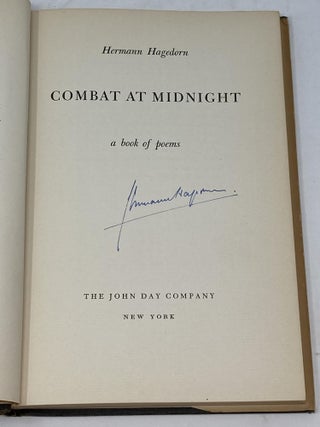 COMBAT AT MIDNIGHT, A BOOK OF POEMS