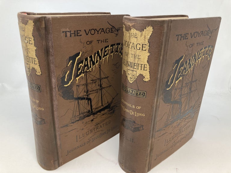 Item #85761 THE VOYAGE OF THE JEANNETTE. THE SHIP AND ICE JOURNALS OF GEORGE W. DELONG, LIEUTENANT-COMMANDER U.S.N., AND COMMANDER OF THE POLAR EXPEDITION OF 1879-1881 (TWO VOLUMES COMPLETE); Edited by his wife, Emma DeLong. George W. DeLong.