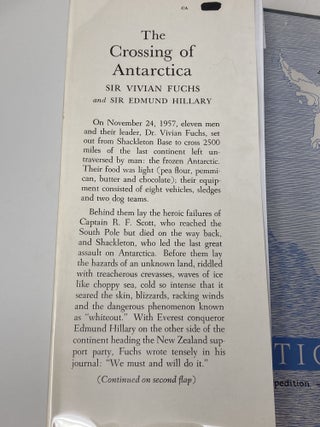 THE CROSSING OF ANTARCTICA, THE COMMONWEALTH TRANS-ANTARCTIC EXPEDITION, 1955-58