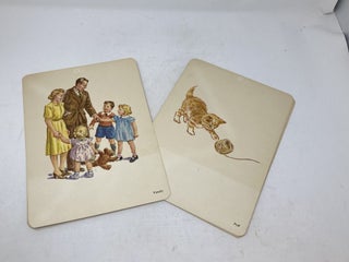 Item #85963 DICK, AND JANE TEACHING PLACARDS (TWO SETS); (and Mother, Father, Sally, Spot and...