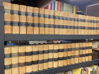 Item #85981 THE WORKS OF HUBERT HOWE BANCROFT (COMPLETE AND GORGEOUS: 39 LEATHER VOLUMES WITH...