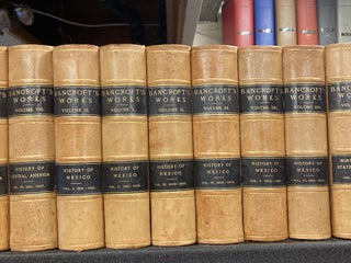 THE WORKS OF HUBERT HOWE BANCROFT (COMPLETE AND GORGEOUS: 39 LEATHER VOLUMES WITH MARBLED EDGES)