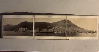 PHOTO ALBUM BOXER REBELLION CHINA; PANORAMAS OF SHANGHAI AND HONG KONG; (with a wee inexplicable. Jack Turner.