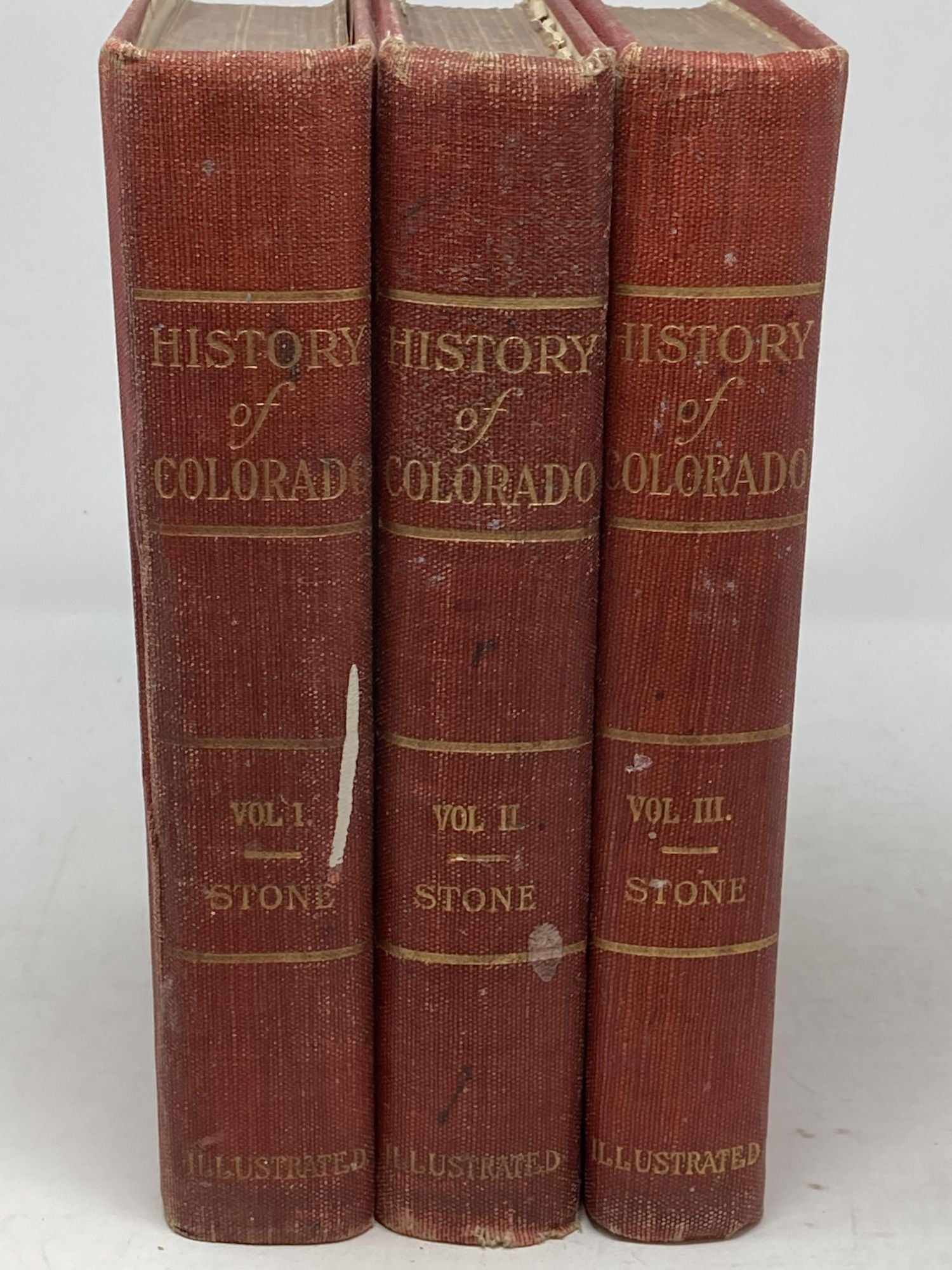 Stone, Wilbur F. - History of Colorado (Three Volumes)