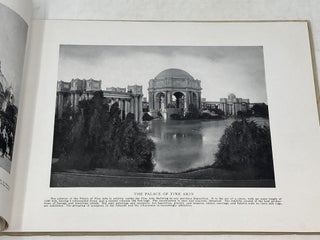 THE EXPOSITION: AN ELEGANT ILLUSTRATED SOUVENIR VIEW BOOK OF THE PANAMA-PACIFIC INTERNATIONAL EXPOSITION AT SAN FRANCISCO : OFFICIAL PUBLICATION (In Original Photograph-Embellished Mailing Envelope, with Postmarked Postage Stamps)