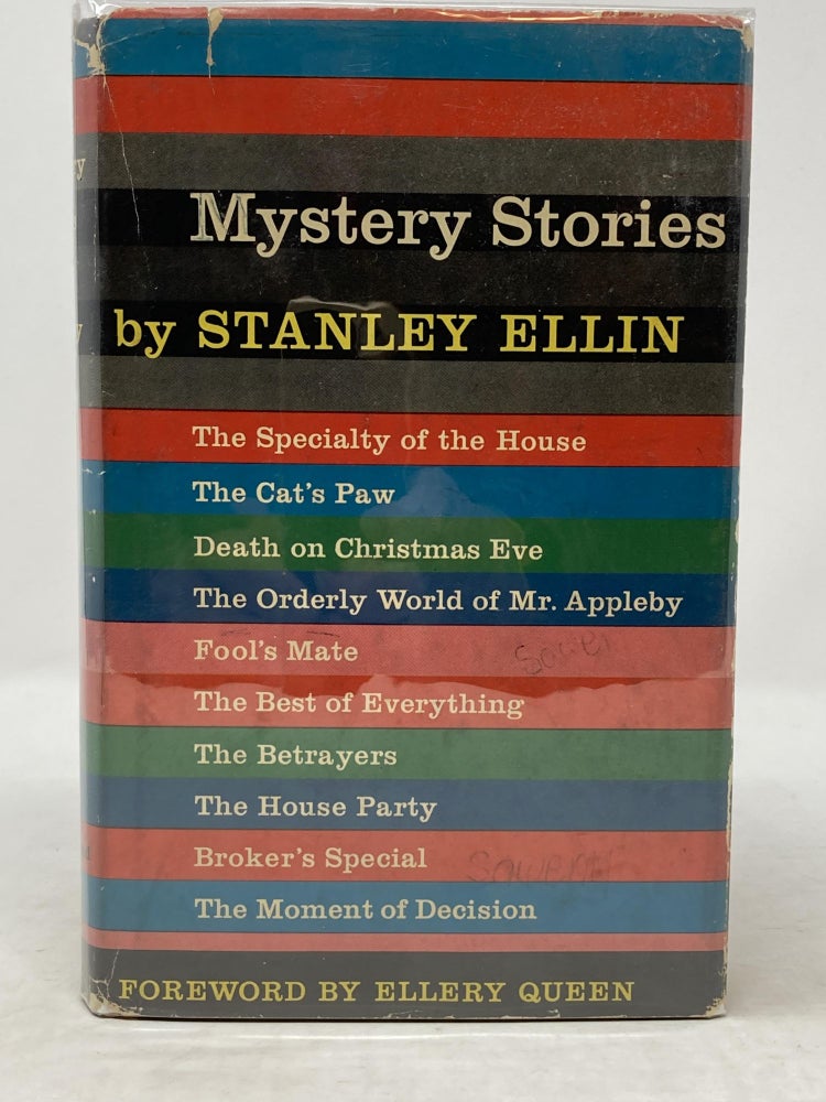 Item #86208 MYSTERY STORIES (SIGNED); Foreward by Ellery Queen. Stanley Ellin.