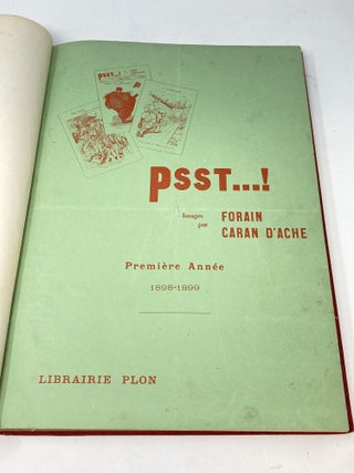Item #86734 PSST...! IMAGES PAR FORAIN CARAN D'ACHE (Complete Run - 85 Issues);...