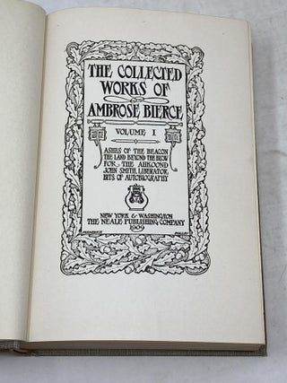 THE COLLECTED WORKS OF AMBROSE BIERCE (COMPLETE TWELVE VOLUME SET)