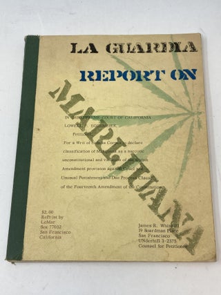 Item #86863 THE LAGUARDIA REPORT : THE MARIHUANA PROBLEM IN THE CITY OF NEW YORK: SOCIOLOGICAL,...