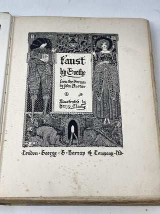 FAUST (SIGNED BY TRANSLATOR & ILLUSTRATOR); From the German by John Anster, Illustrated by Harry Clarke