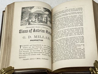 THE BOOK OF ANTRIM. A MANUAL AND DIRECTORY FOR MANUFACTURERS, MERCHANTS, TRADERS, PROFESSIONAL MEN, LAND-OWNERS, FARMERS, TOURISTS, ANGLERS, AND SPORTMEN GENERALLY.