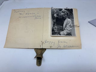 Item #87487 PHOTOGRAPH OF JOY ADAMSON (BORN FREE) SIGNED. Joy Adamson